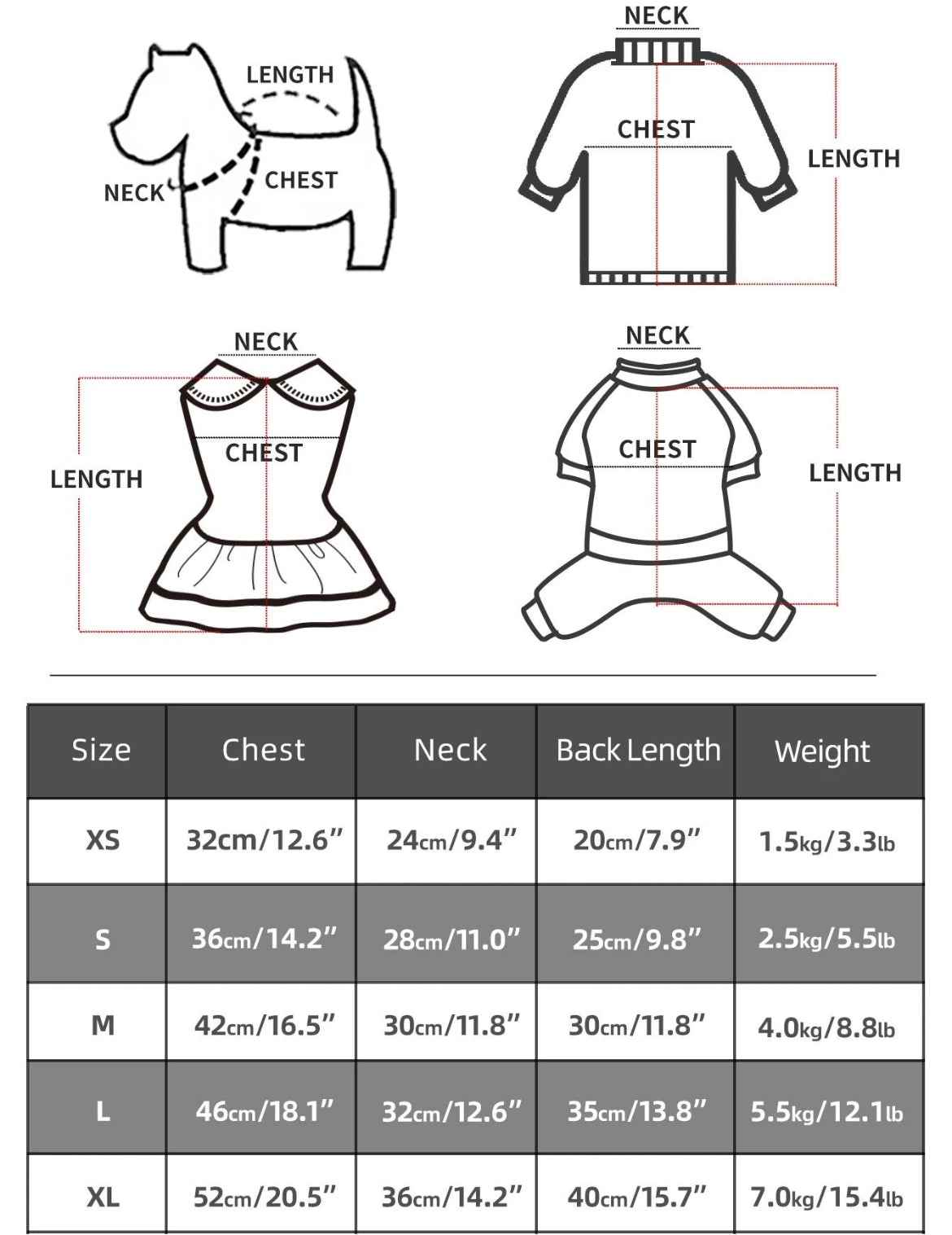 Gigi Dog Dress | Structured Dog Outfit