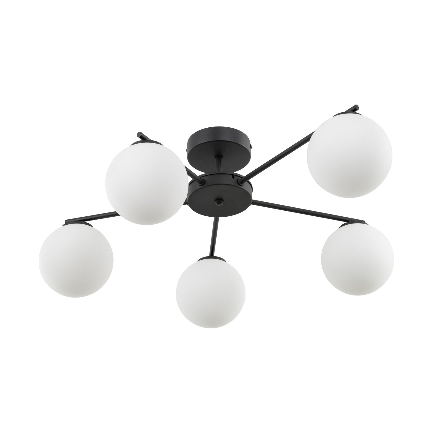 ELTON Black Scandinavian Ceiling Lamp for Living Room, Bedroom & Hallway - AURABAGS SHOP