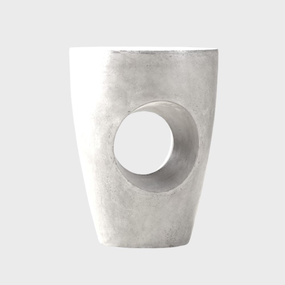 Olivia Terrazzo-Beistelltisch aus Beton im Mid-Century-Stil