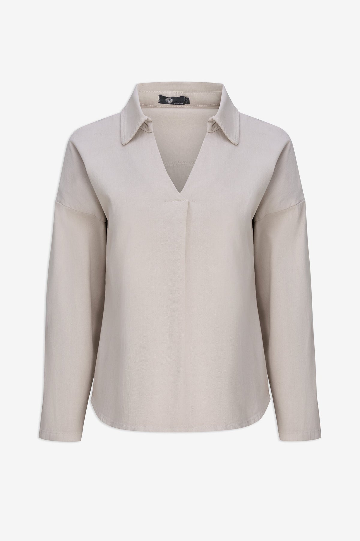 Women's Collared V-Neck Tunic