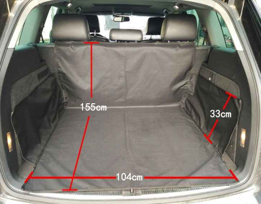 Dog Car Hammock Seat Cover – Waterproof Oxford Pet Travel Mat with Safety Harness