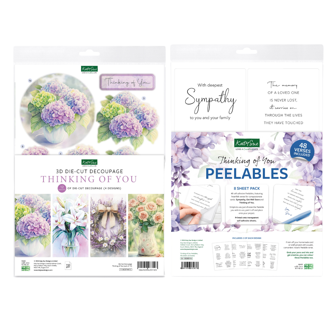 Thoughtful Creations Bundle: Die Cuts & Sentiment Stickers
