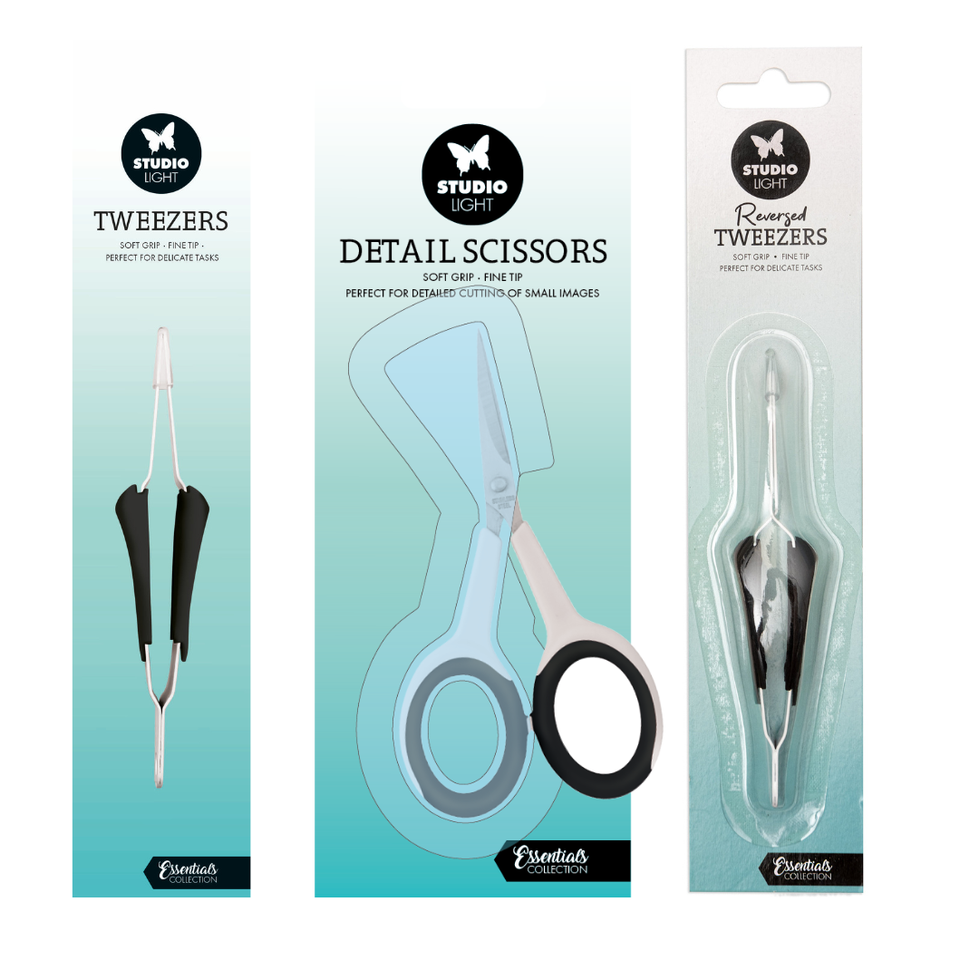 Essentials Fine-Tip Tool Set – Scissor & Tweezer Trio