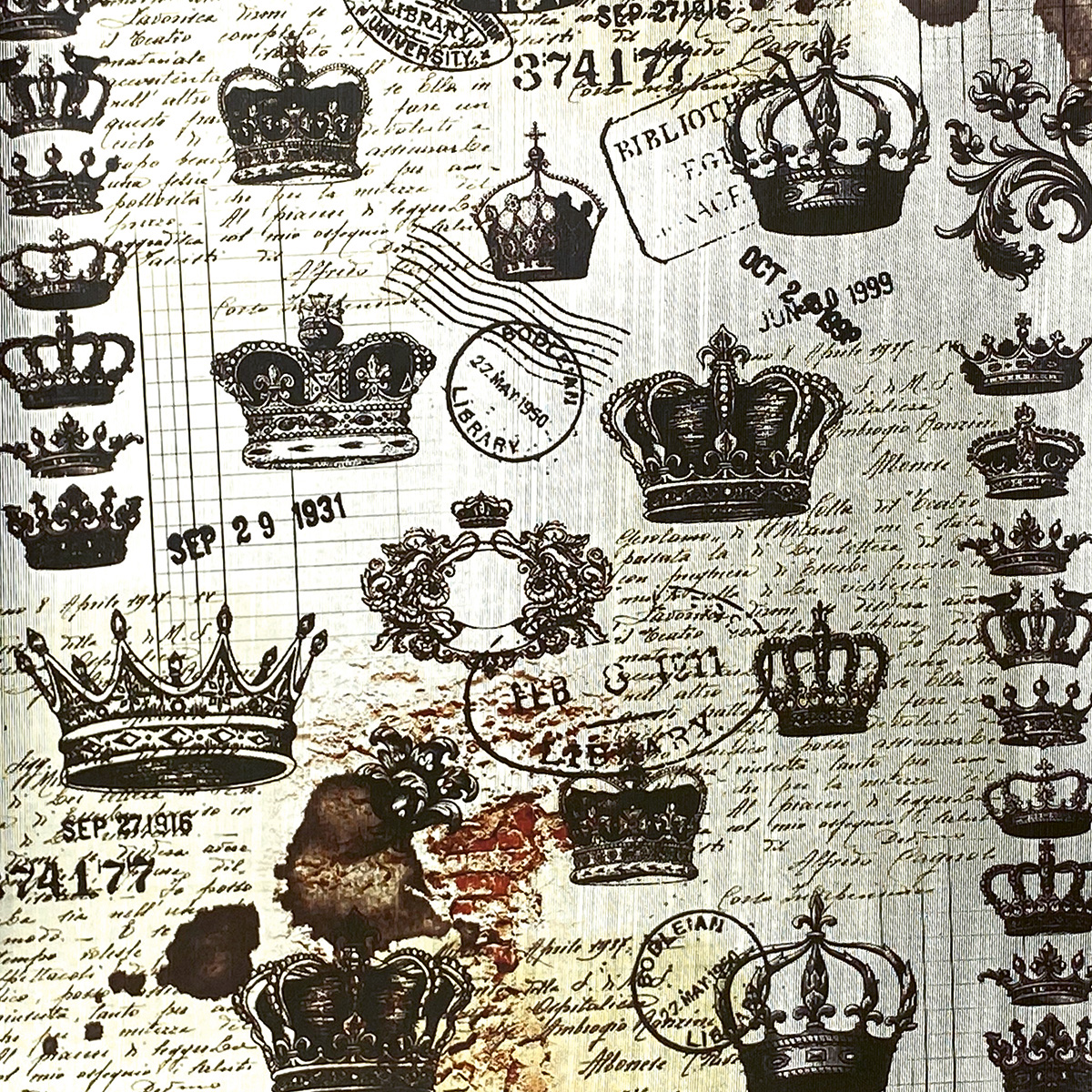 London's Calling Deluxe Silver Paper 6"x6" 5/Pkg