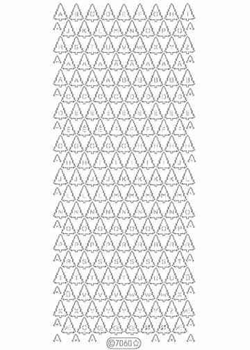 Deco Stickers - Christmas Tree Alphabet