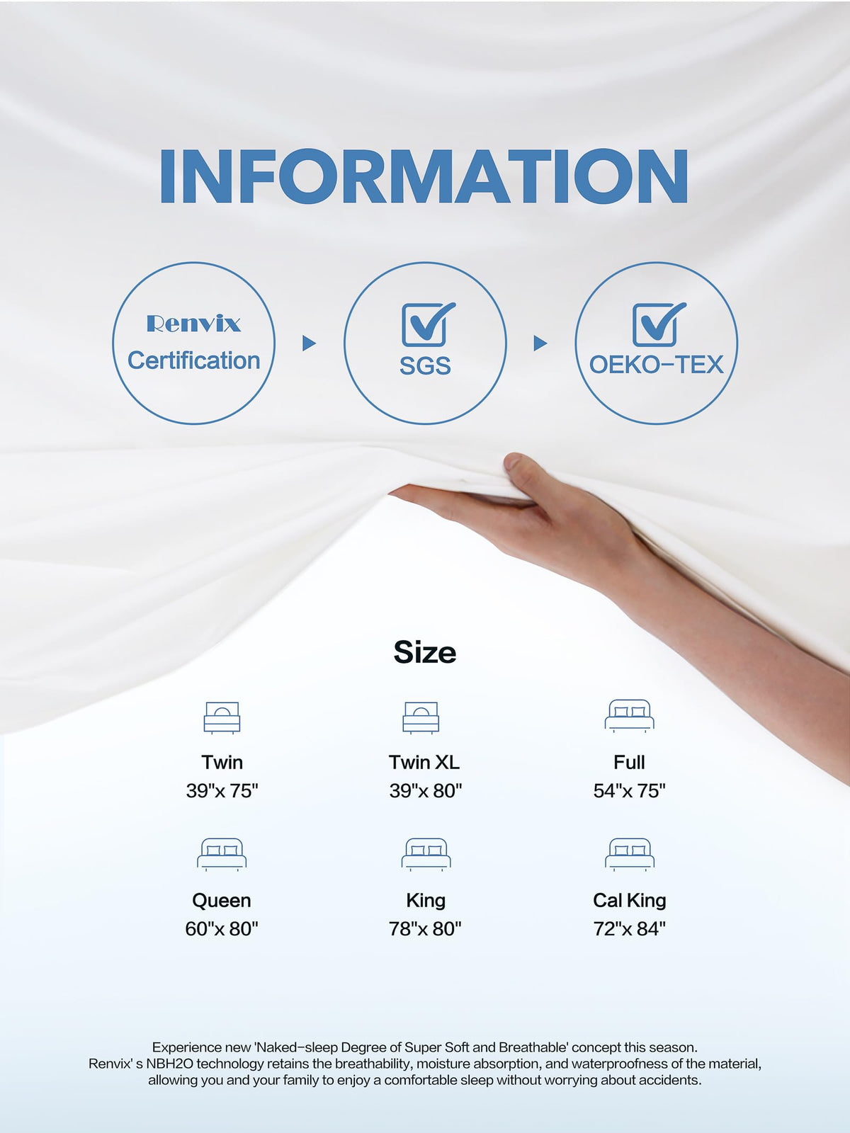 100% Waterproof Mattress Protector Twin Size, Premium Viscose from Bamboo Mattress Pad Ultra Soft Breathable, Noiseless Mattress Cover Fitted 8"-21" Deep Pocket 🍁 All In One Marketplace Canada