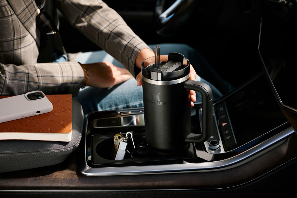 Stanley Quencher H2.0 Tumbler with Handle and Straw 30 oz | Flowstate 3-Position Lid | Cup Holder Compatible for Travel | Insulated Stainless Steel Cup | BPA-Free | Lilac 🍁 All In One Marketplace Canada