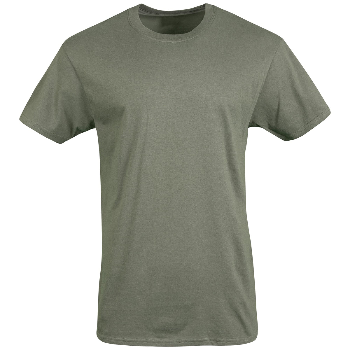 Gildan Men's Crew T-Shirts, Multipack, Style G1100, Black/Sport Grey/Military Green (5-Pack), Large 🍁 All In One Marketplace Canada