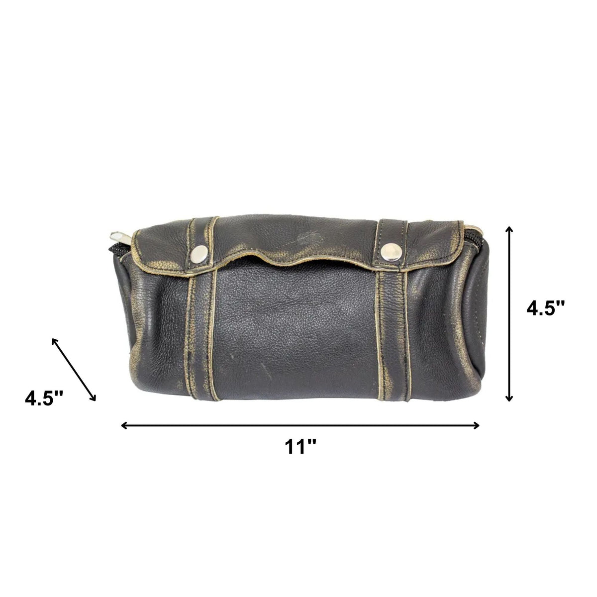 Open Road Soft Body Distressed Leather Tool Bag
