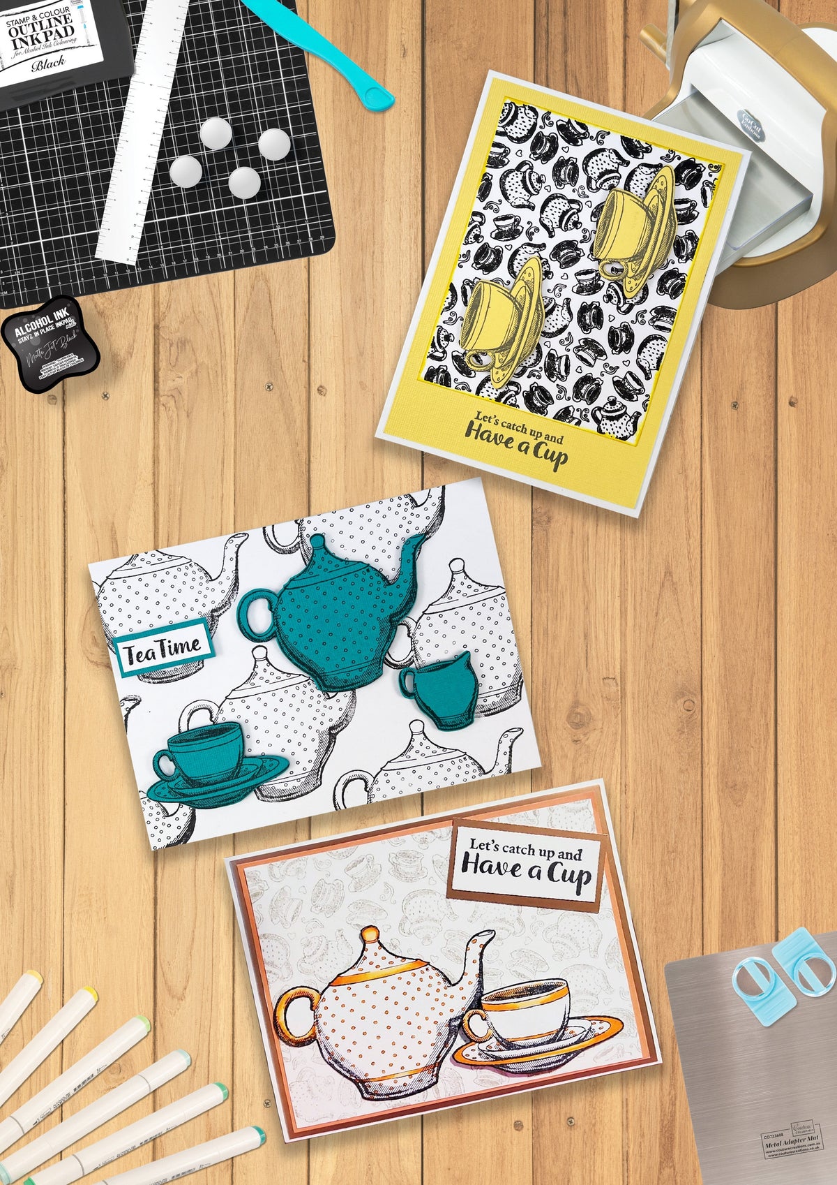 Cup of Sentiments Photopolymer Stamp Set (9pc)