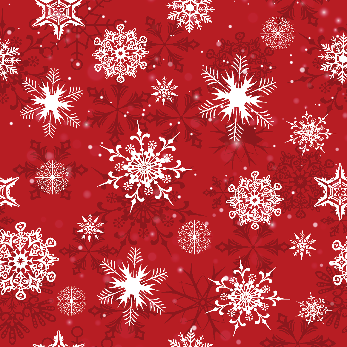 Stellar Dendrites Snowflakes Adhesive Vinyl - Christmas Pattern