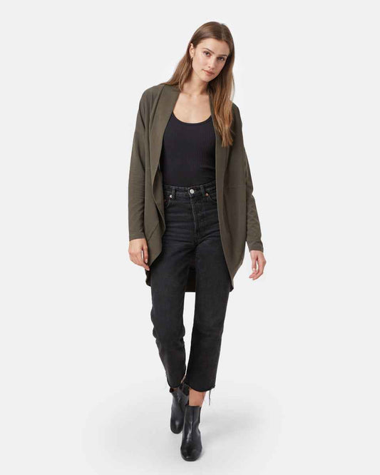 French Terry Cocoon Cardigan