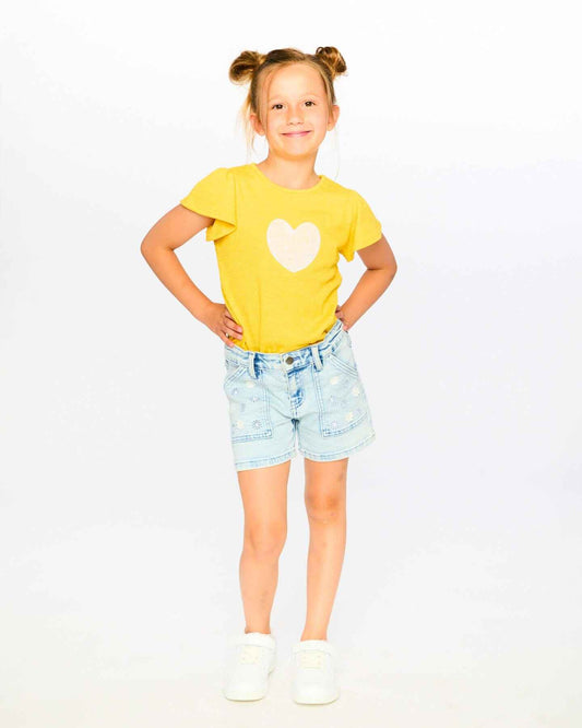 Light Blue Denim Shorts