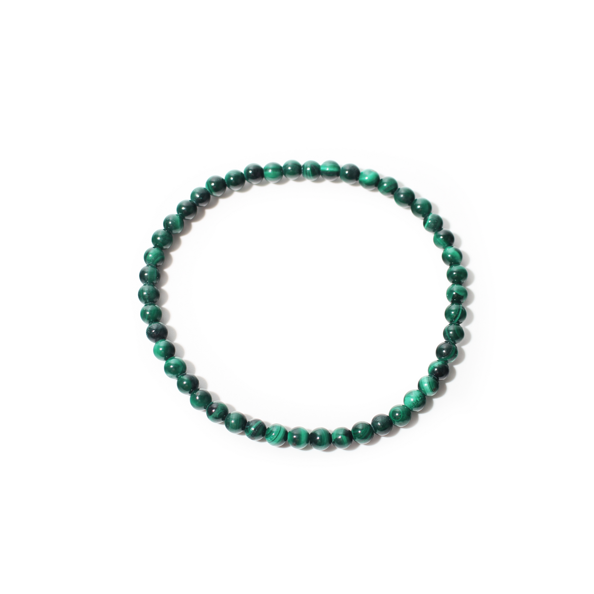 Malachite Bead Bracelet