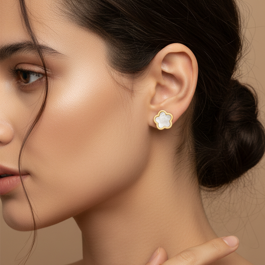 Pearl Blossom Studs