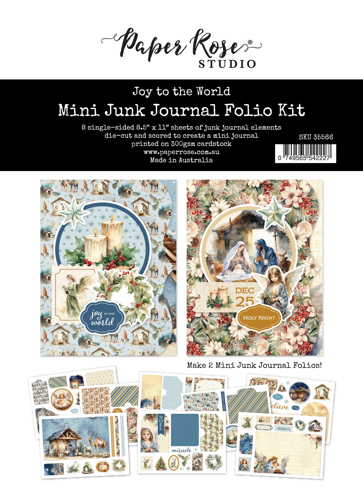 Joy to the World Mini Folio Kit 35566