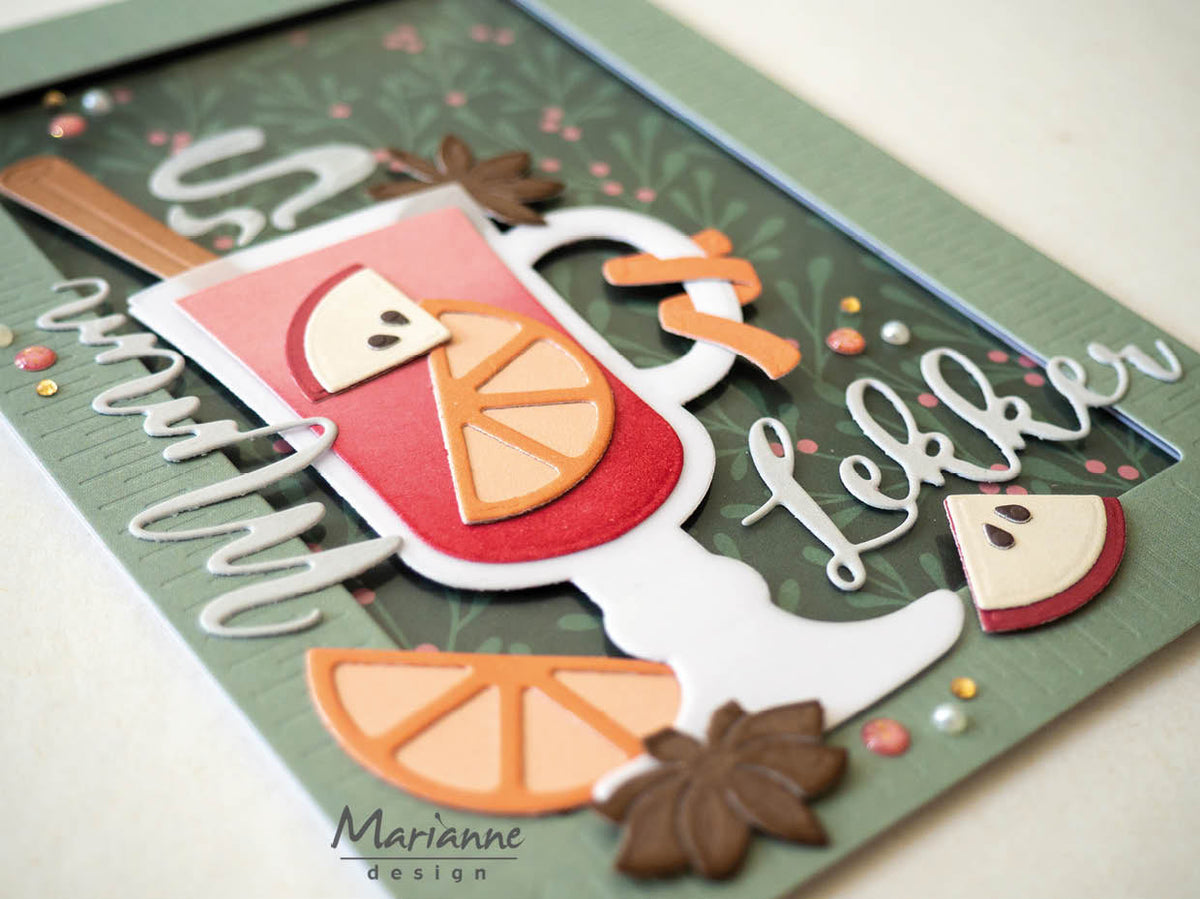 Marianne Design Collectables Die - Mulled Wine (Gluhwein) by Marleen
