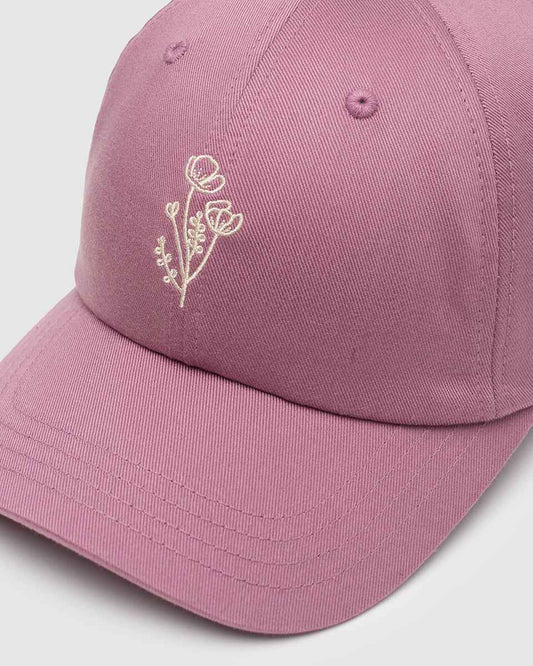 Flower Embroidery Peak Hat