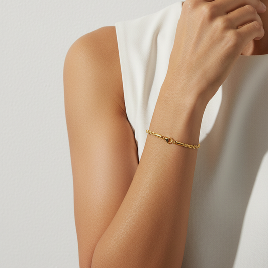 Twisted Boho Chain Bracelet