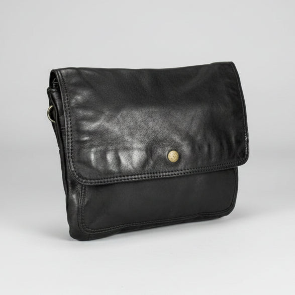 MET Small Leather Flap Crossbody Bag