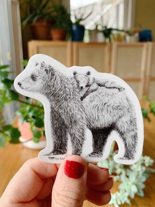 Adorable Foxes Stickers for Water Bottle, Agenda or Computer
