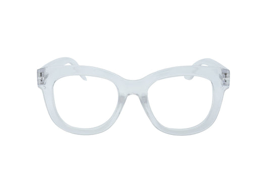 Boléro Alba — Oversized Clear Reading Glasses