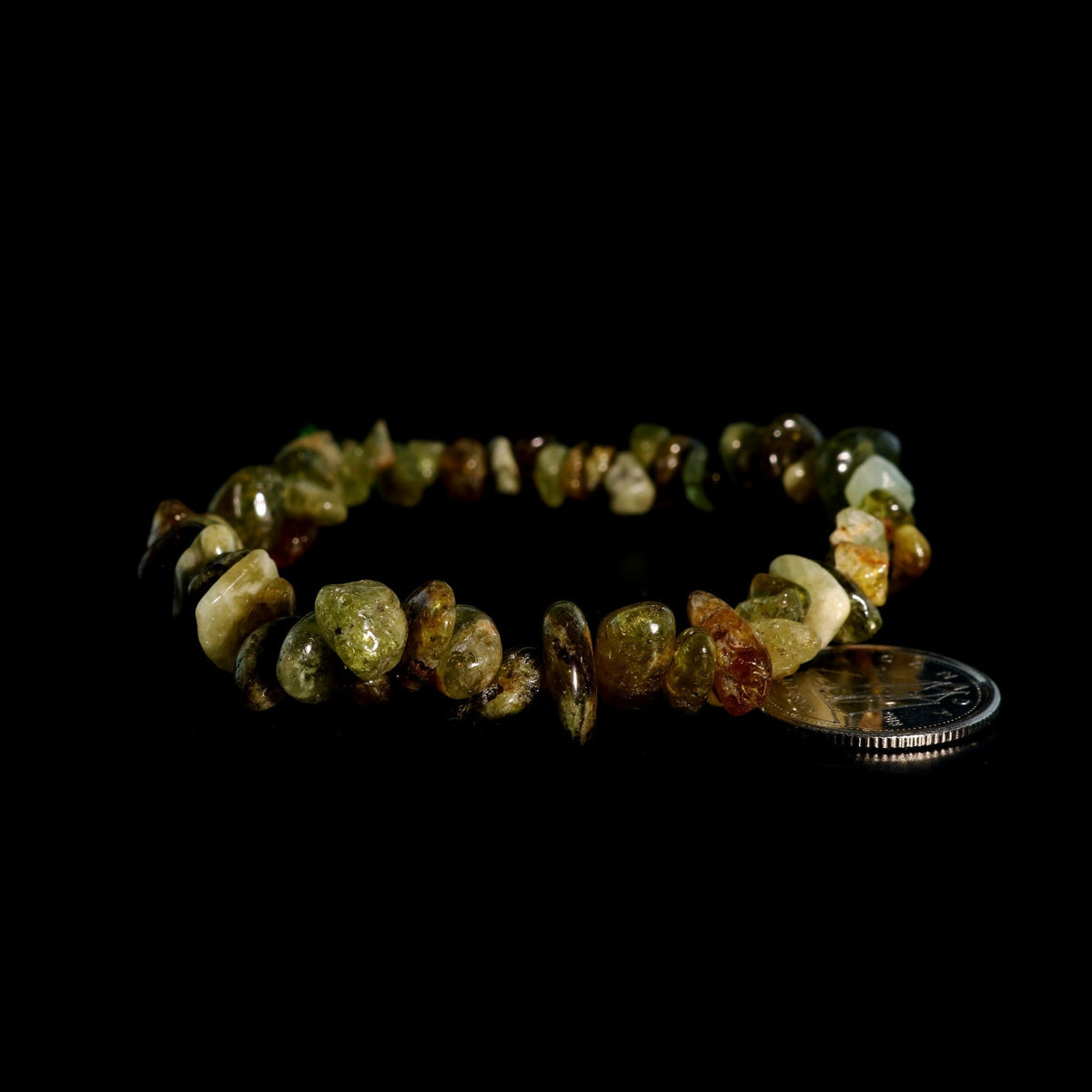 Garnet Bead Bracelet