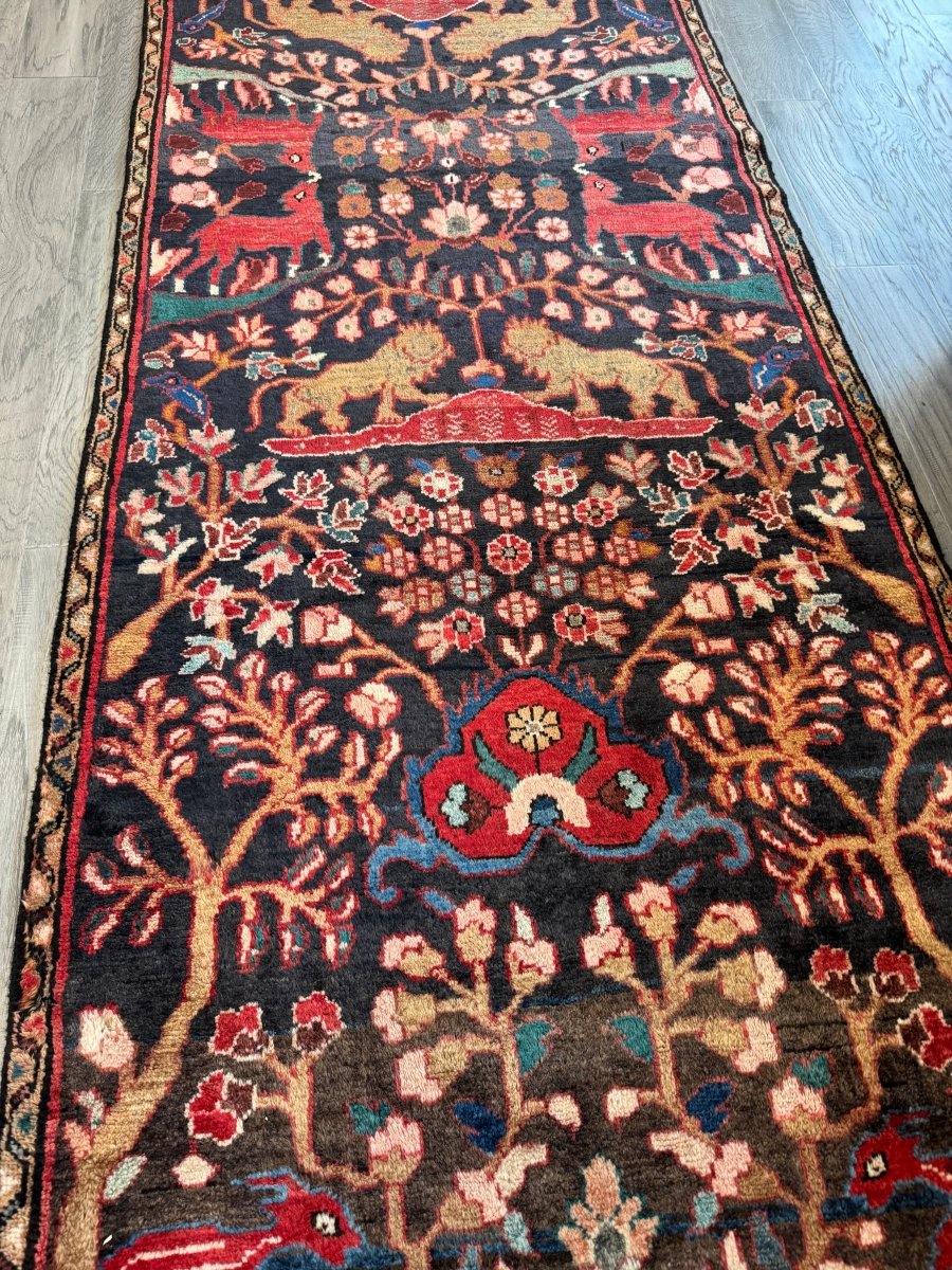 Persian Hamadan Runner Rug | 3' 1" x 9' 5"