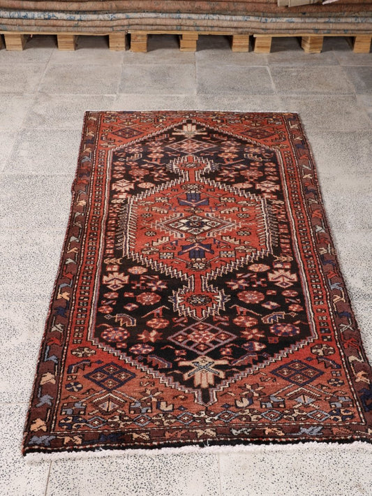 Persian Zanjan Rug | 3' 1” x 6' 5"