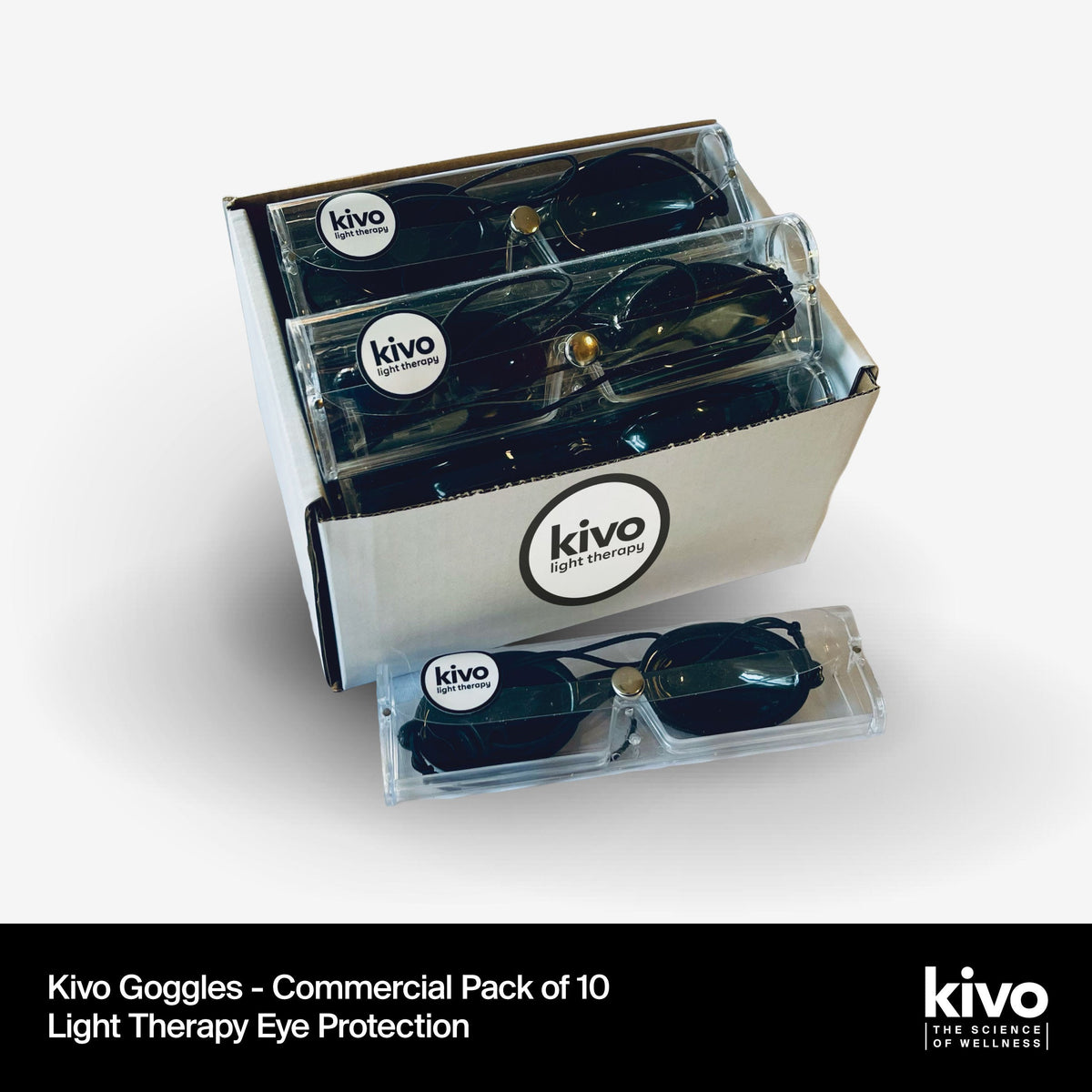 Kivo Wellness Bundle: ONE Series + Mini + Face/Neck/Chest + Googles
