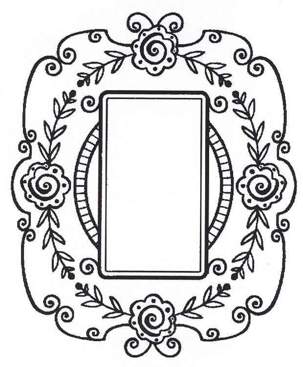 Creative Expressions Stamps - Petal Garland