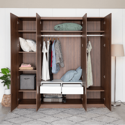 Vienna 201 Four-Door Wardrobe