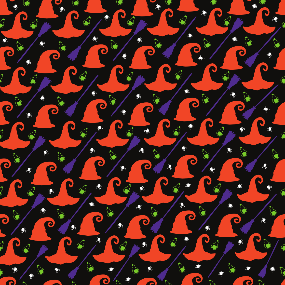 Craft HTV Spooky Halloween Witch Hat Pattern 2