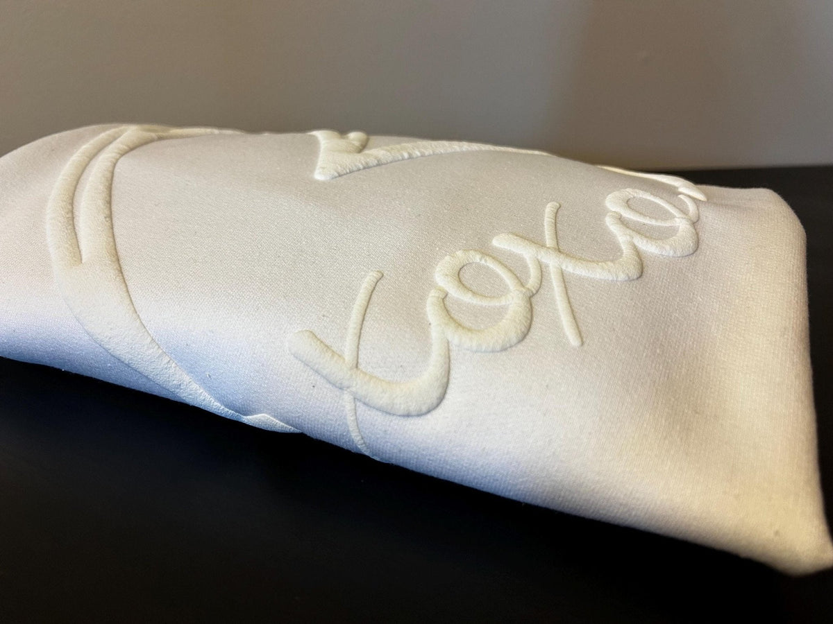 XOXO Embossed Heart Sweatshirt