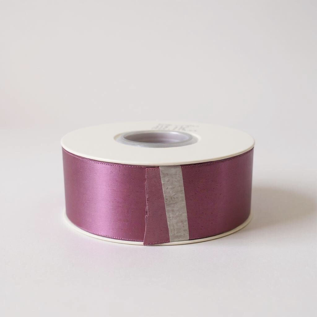 Satin Ribbon Double Face- Smoky Lavender #174- 3.8 cm Wide