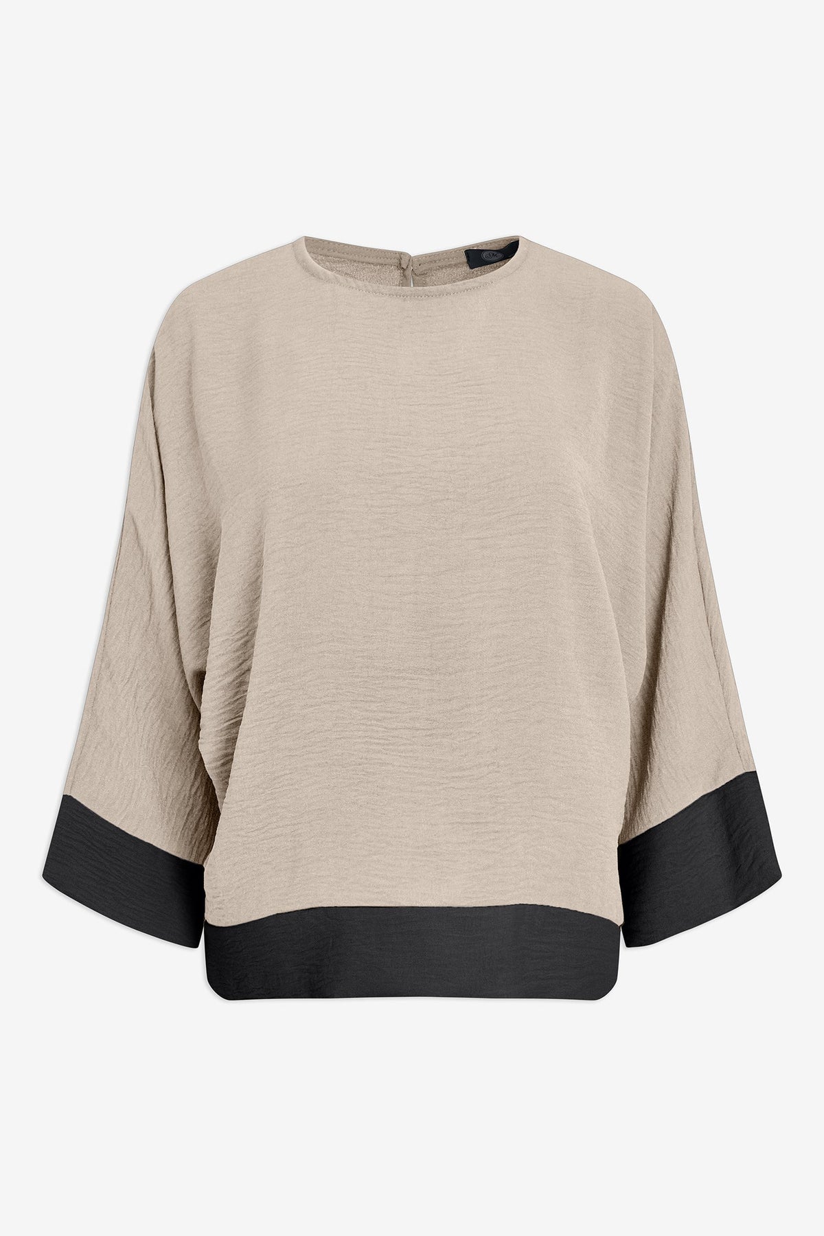 Women's Color-Block Woven Top