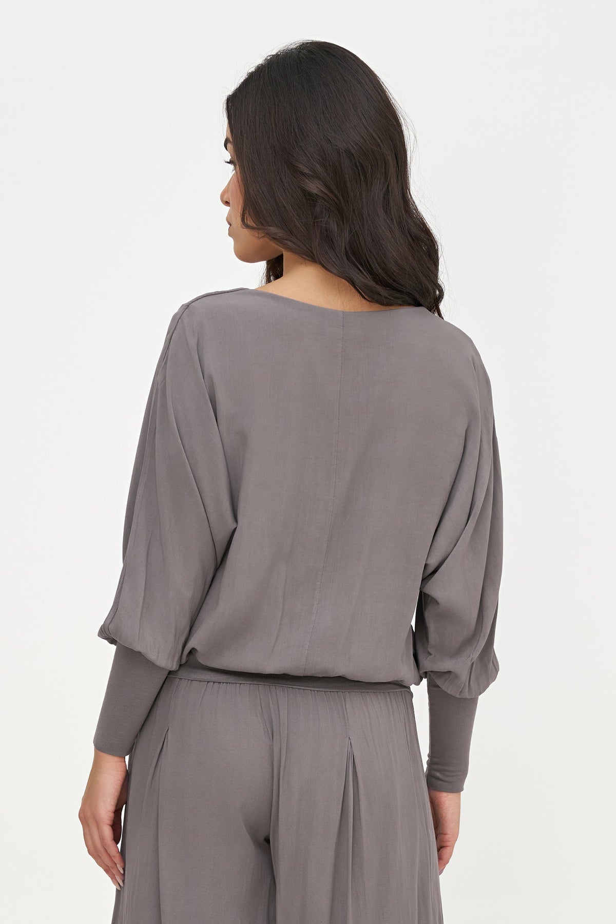 Women's Woven V-Neck Top