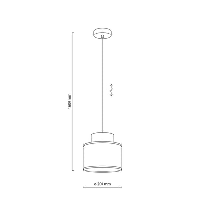 Duo White Jute Scandinavian Pendant Ceiling Light for Kitchen Island, Dining Room & Natural Interiors