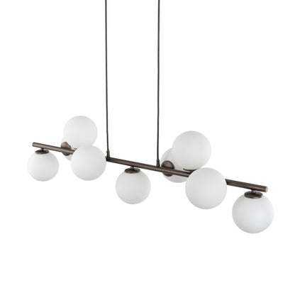 ESTERA 9-Light Scandinavian Glass Pendant Light for Dining Table & Modern Interiors