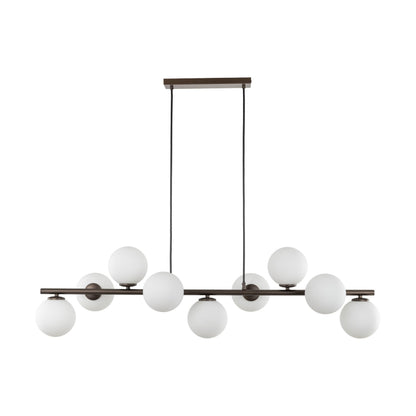 ESTERA 9-Light Scandinavian Glass Pendant Light for Dining Table & Modern Interiors