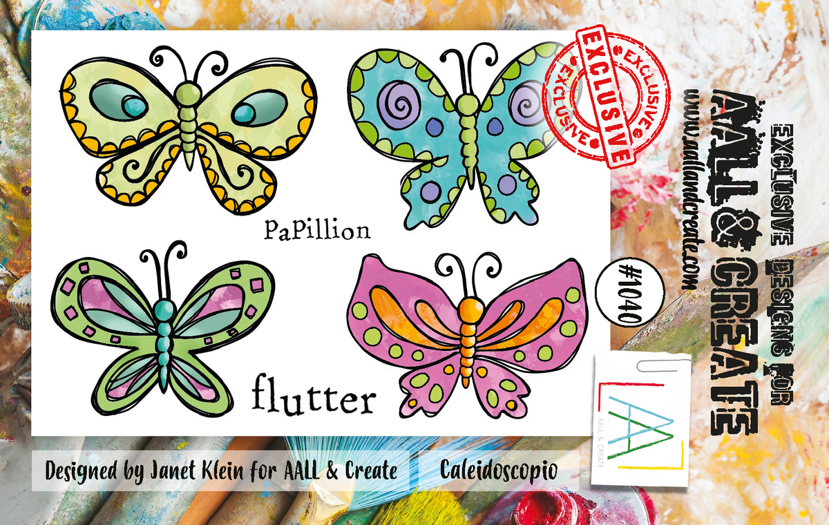 AALL and Create  A7 Stamp Set - 1040 - Caleidoscopio