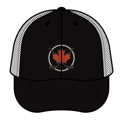 Maple Stick Hockey Hat – Maple Leaf & Crossed Sticks Snapback Cap
