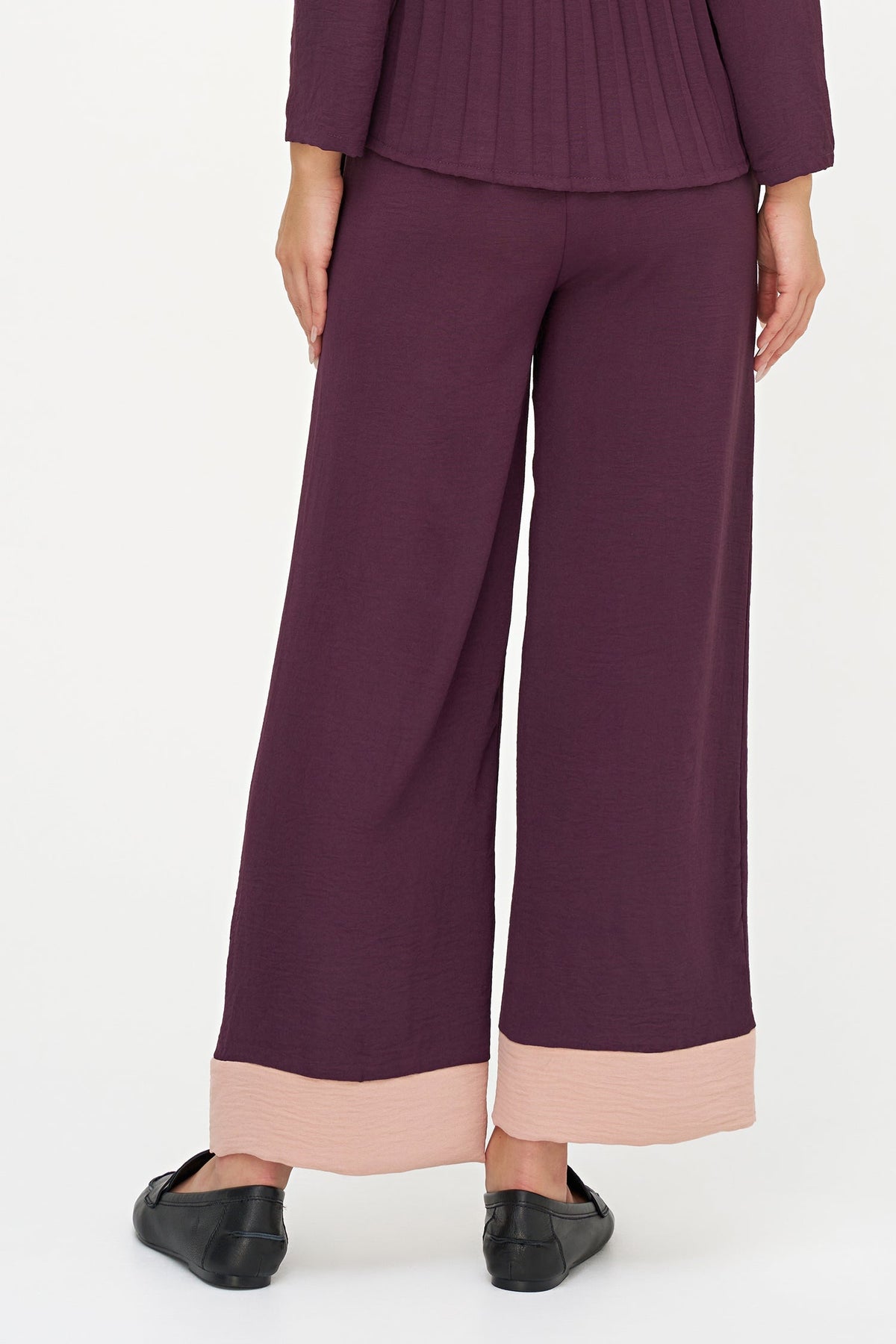 Women's Color-Block Woven Pull-On Pants