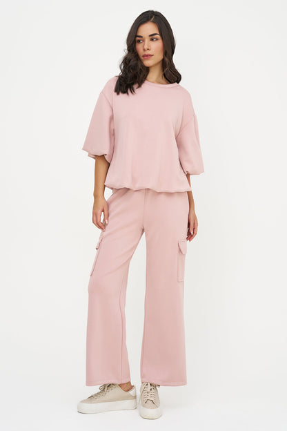 Women's Knit Pull-On Sweatpants with Side & Cargo Pockets