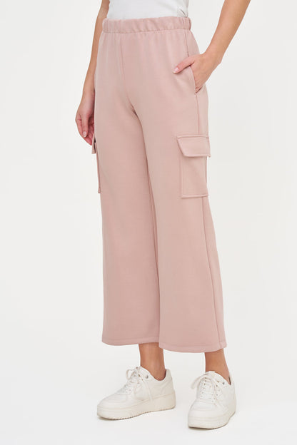 Women's Knit Pull-On Sweatpants with Side & Cargo Pockets