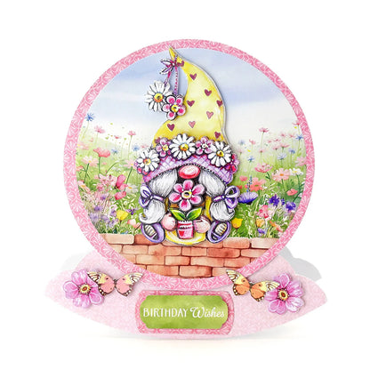 Die Cut Decoupage – Garden Gnomes (Pack of 12)