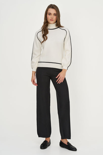 Women's Knit Pull-On Straight-Leg Pants