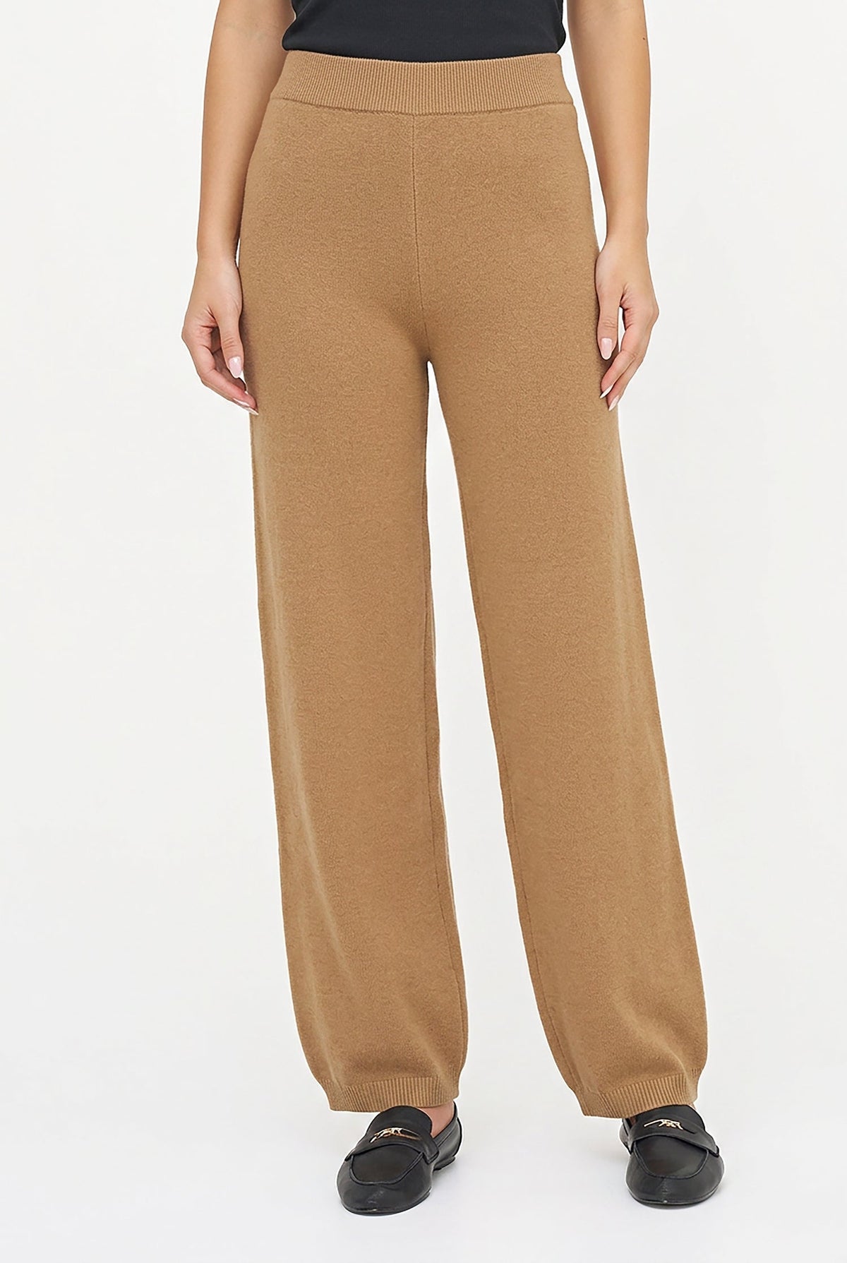 Women's Knit Pull-On Straight-Leg Pants