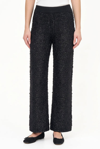 Women's Tinsel-Knit Pull-On Pants