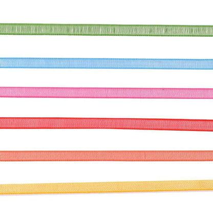 Vaessen Creative Organza Ribbon 6 Colours 3mmx2m Summer